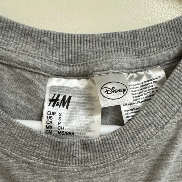 Disney Mickey Mouse Classic Gray T-Shirt - Picture 2 of 3
